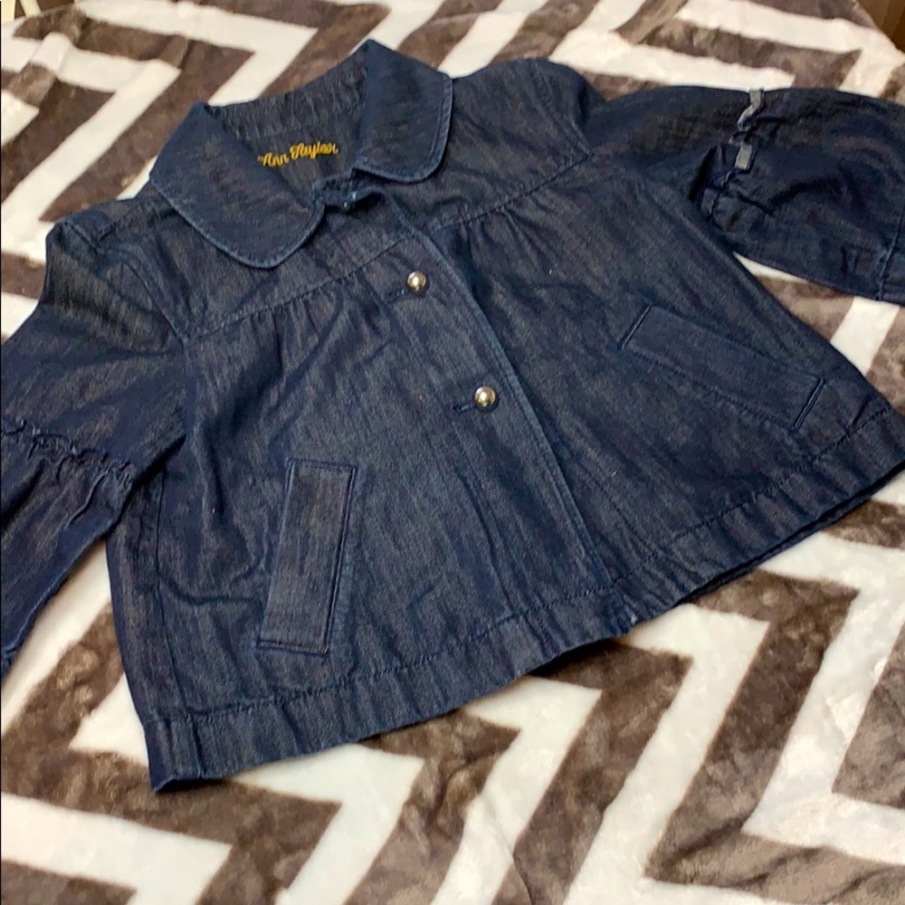 Ann Taylor xs jacket  blue denim